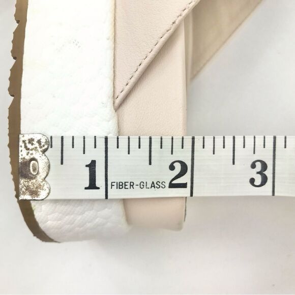 Cecelia New York LIMA Light Taupe Chunky Crisscross Platform Slide Sandals - Picture 14 of 14